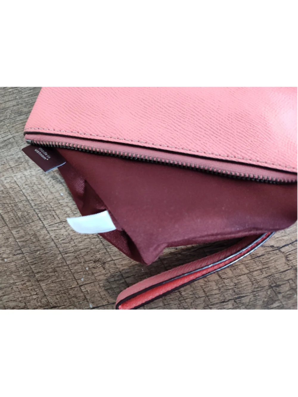 Women's Coach Wristlet Clutch One Size Pink
